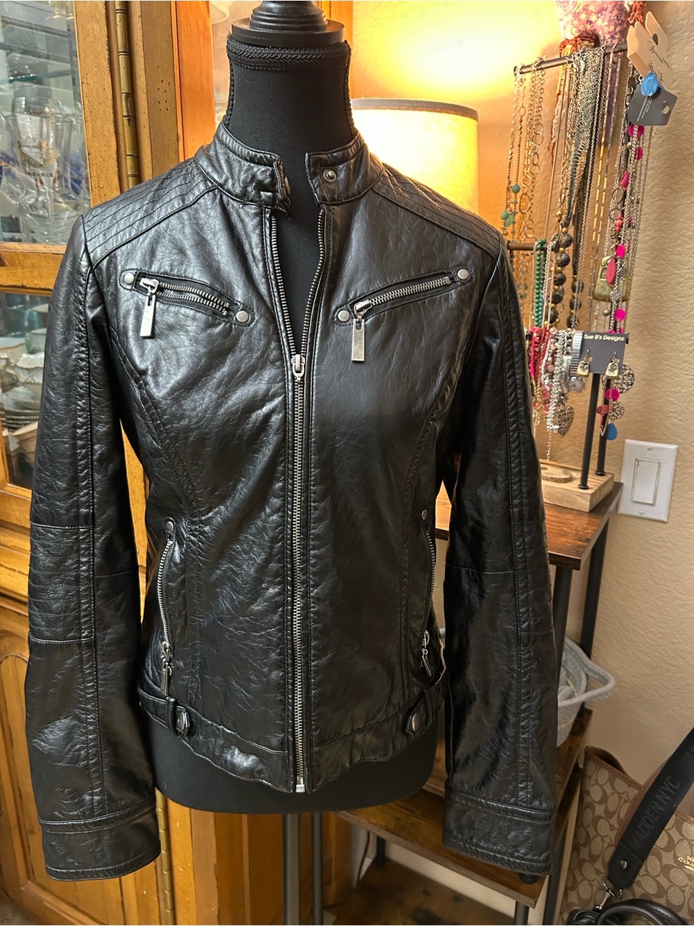 🧥 J2 by Jou Jou black moto jacket